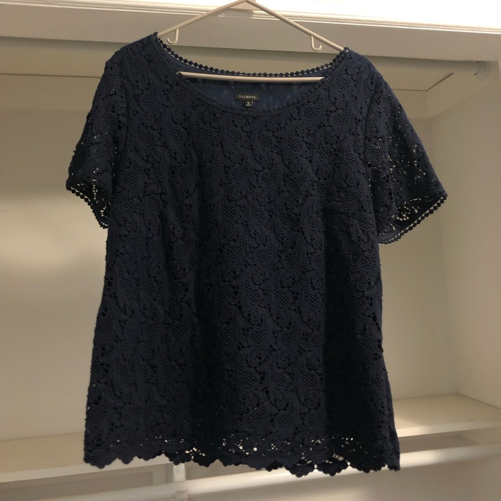 Talbots Dress Top Size 16 Awesome Material Smoke free home 24in long